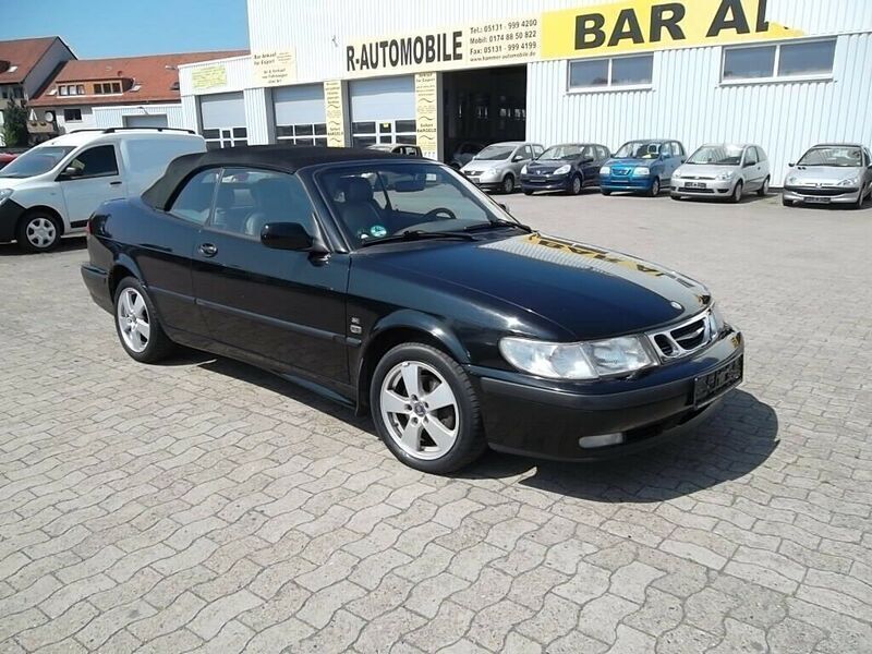 Schwarz Gebraucht 2001 Saab 9-3 Cabriolet Cabrio | 3.450 € - Bild 1/4
