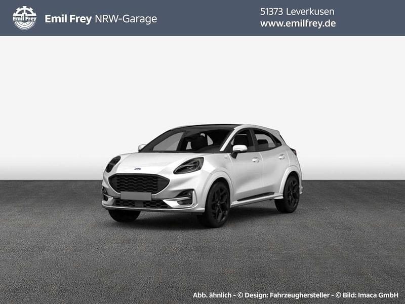 Frozen white Gebraucht 2022 Ford Puma Titanium SUV | 14.760 € (Superpreis) - Bild 1/3