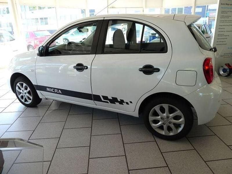 Weiß Gebraucht 2014 Nissan Micra Acenta Kleinwagen | 8.690 € (Fairer Preis) - Bild 1/4
