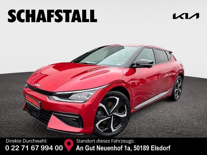 Rot (runway red) Gebraucht 2022 Kia EV6 GT-Line SUV | 29.979 € (Fairer Preis) - Bild 1/3