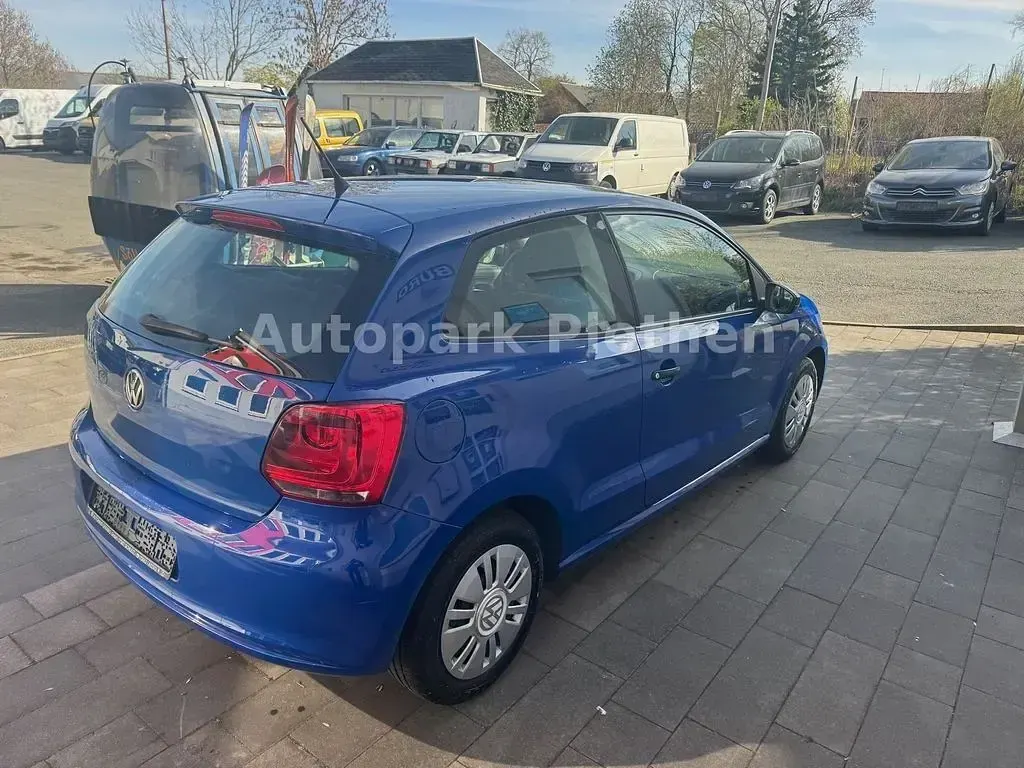 Gebraucht VW Polo Trendline 60 PS (44 kW) 2012 Blau Kleinwagen