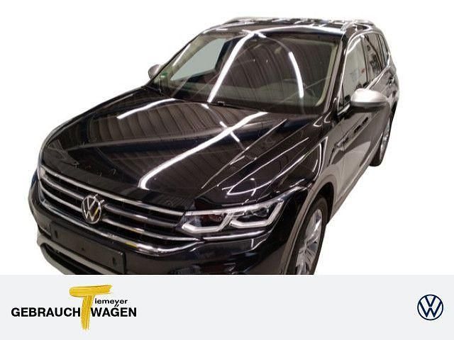 Schwarz Gebraucht 2023 VW Tiguan Allspace Elegance SUV | 35.990 € (Superpreis) - Bild 1/4