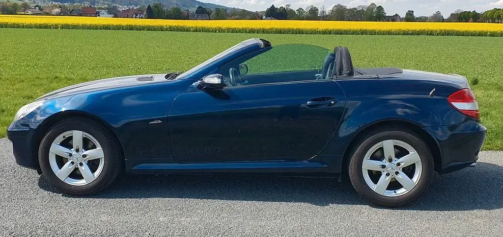 Gebraucht Mercedes SLK280 231 PS (169 kW) 2005 Blau Cabrio