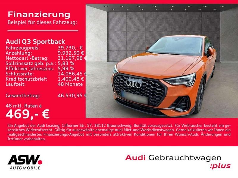 Pulsorange Gebraucht 2023 Audi Q3 S-Line SUV | 39.730 € (Fairer Preis) - Bild 1/3