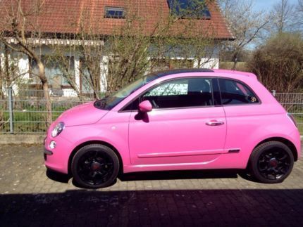 Verkauft Fiat 500 pink Limitiert Barbi., gebraucht 2010, 56.000 km in Bayern