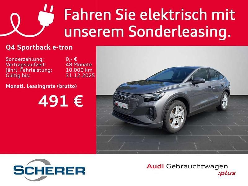 Taifungrau metallic Gebraucht 2024 Audi Q4 e-tron Ambiente SUV | 47.700 € - Bild 1/4