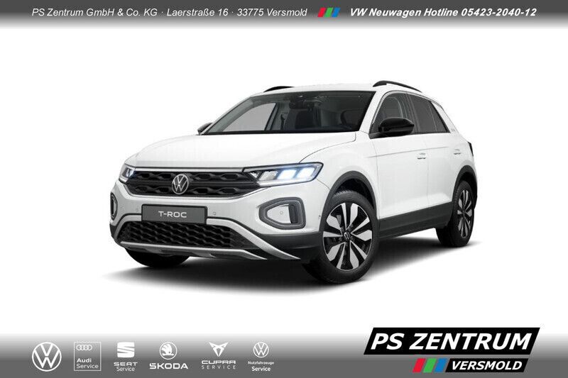 Weiß Gebraucht 2022 VW T-Roc Goal SUV | 39.245 € - Bild 1/4