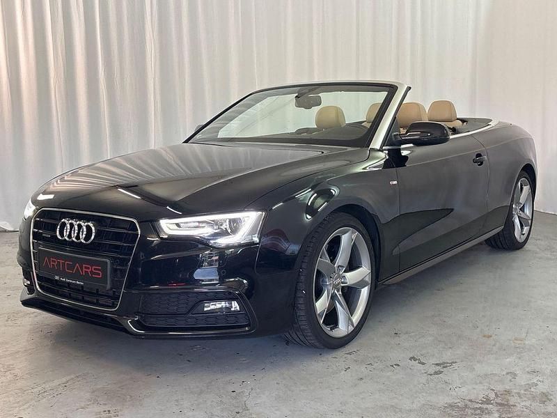 Schwarz Gebraucht 2015 Audi A5 Cabriolet S-Line Cabrio | 21.900 € (Etwas zu teuer) - Bild 1/4