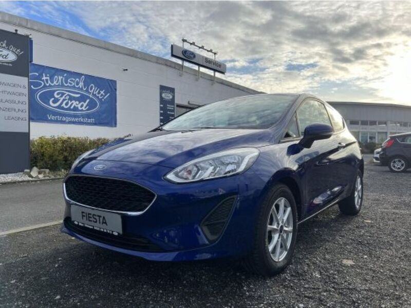 Gebraucht Ford Fiesta 71 PS (52 kW) 2018 Indicblau metallic Kleinwagen