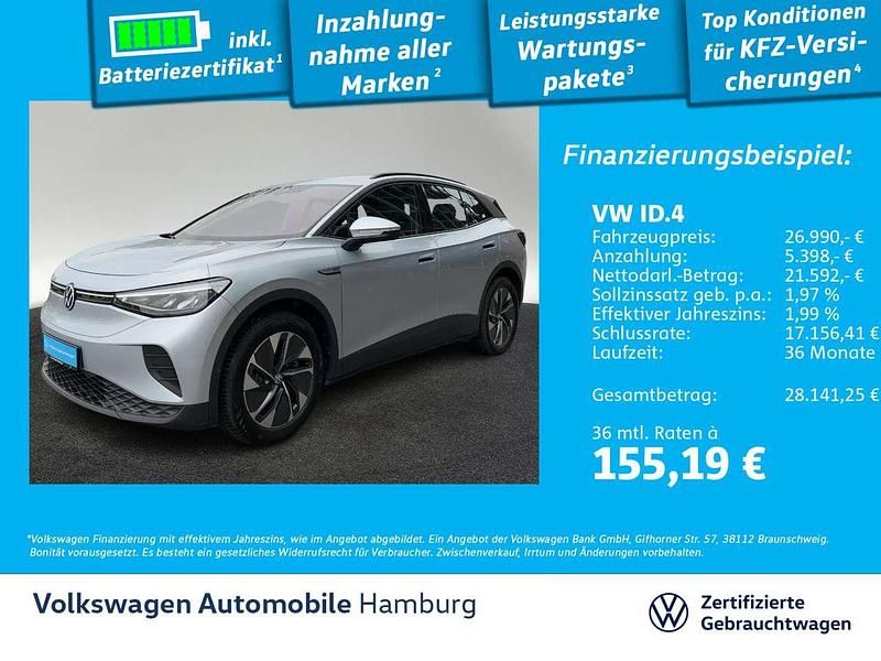 Gebraucht VW ID.4 Pro Performance 150 kW (204 PS) 2022 Silber SUV