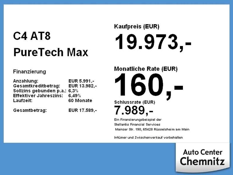 Gebraucht Citroën C4 PureTech 131 PS (96 kW) 2023 Weiss perlglänzend SUV