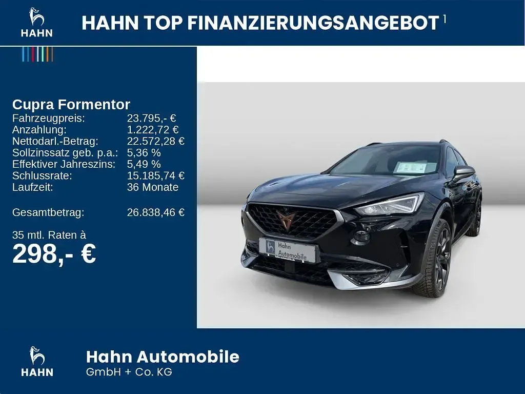 Gebraucht Cupra Formentor 150 PS (110 kW) 2023 Mitternachtsschwarz SUV