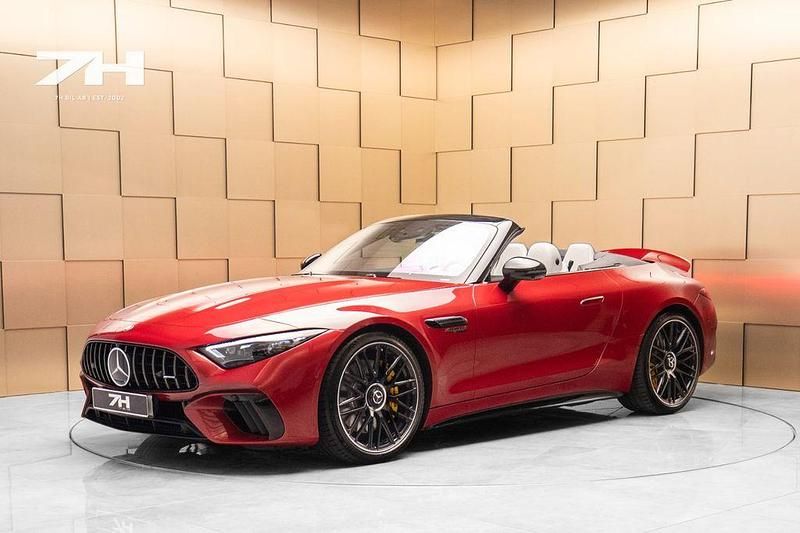 Rot Gebraucht 2024 Mercedes SL63 AMG Premium Plus Cabrio | 149.999 € (Teuer) - Bild 1/4