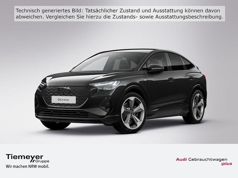 Schwarz Gebraucht 2024 Audi Q4 Sportback e-tron S-Line SUV | 49.990 € (Teuer) - Bild 1/4