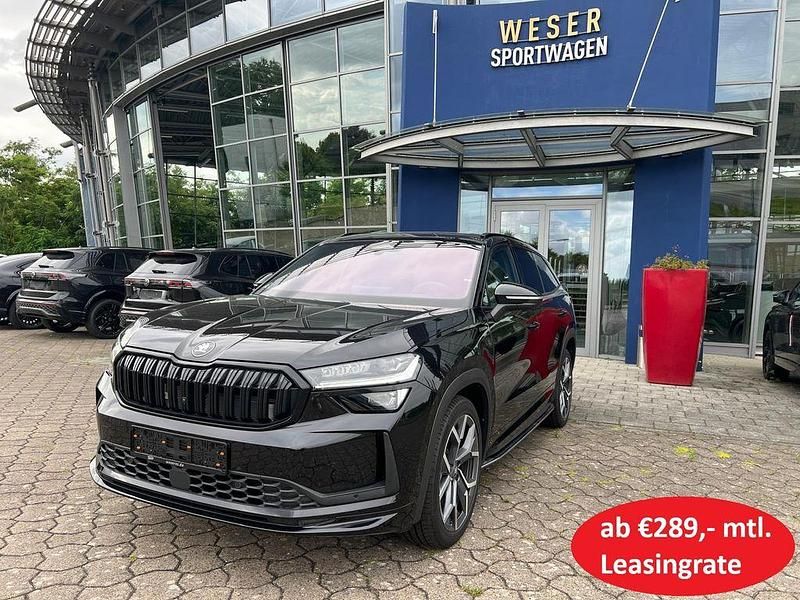 Schwarz Gebraucht 2025 Skoda Kodiaq SportLine SUV | 54.900 € (Etwas zu teuer) - Bild 1/4