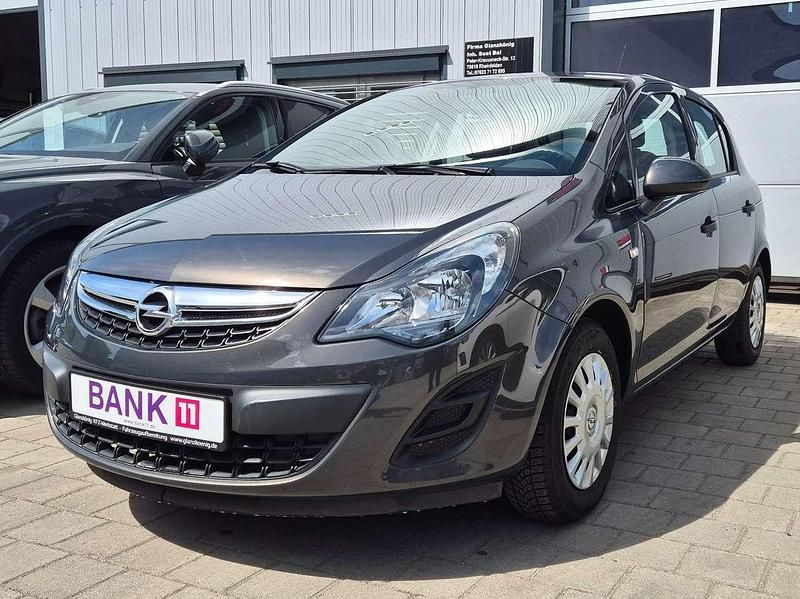 Grau Gebraucht 2014 Opel Corsa Limousine | 7.250 € (Teuer) - Bild 1/4