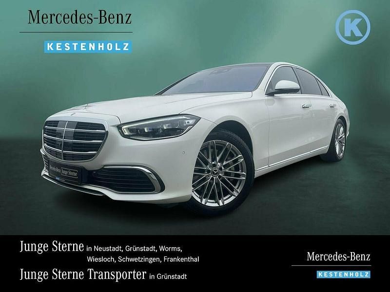Diamantweiss Gebraucht 2022 Mercedes S580 Limousine | 79.660 € (Superpreis) - Bild 1/4