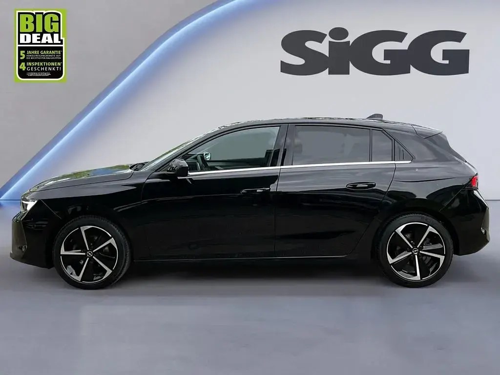 Brugt Opel Astra Elegance 131 HK (96 kW) 2023 Sort Hatchback