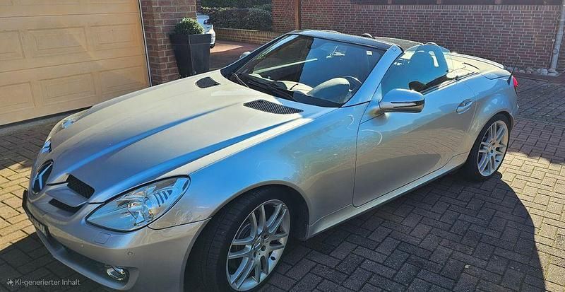 Silber Gebraucht 2008 Mercedes SLK280 AMG Cabrio | 9.900 € (Guter Preis) - Bild 1/4