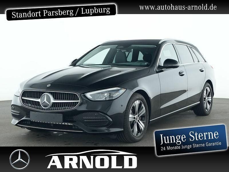 Schwarz (obsidianschwarz) Gebraucht 2024 Mercedes C220 Avantgarde Limousine | 36.890 € (Superpreis) - Bild 1/4