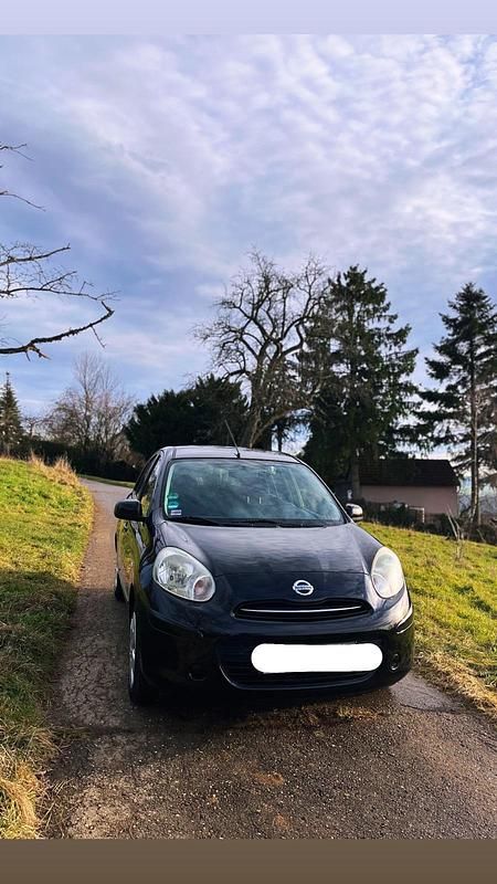 Schwarz Gebraucht 2011 Nissan Micra Kleinwagen | 4.800 € (Fairer Preis) - Bild 1/4