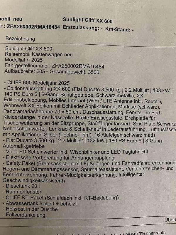 Gebraucht Fiat Ducato 179 PS (131 kW) 2025 Schwarz Van