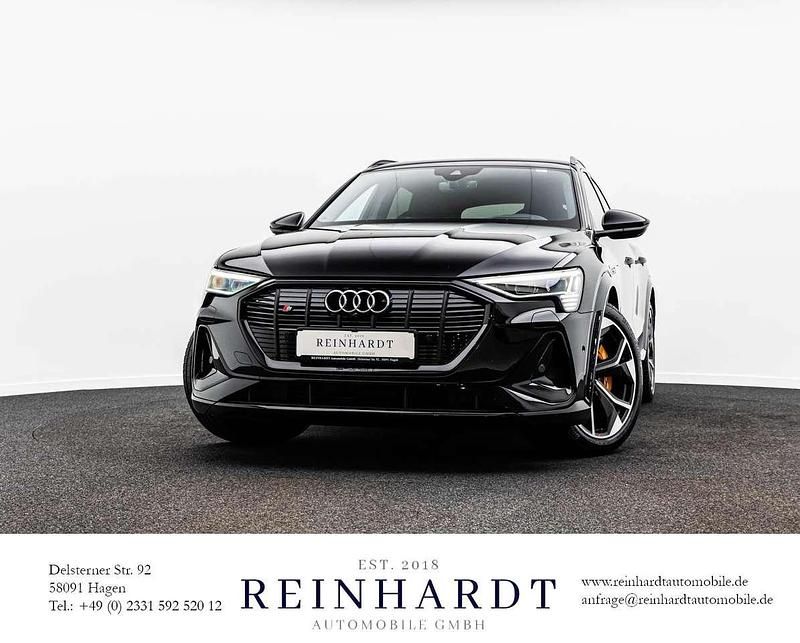 Mythosschwarz metallic Gebraucht 2021 Audi e-tron Ambiente SUV | 43.275 € (Guter Preis) - Bild 1/3