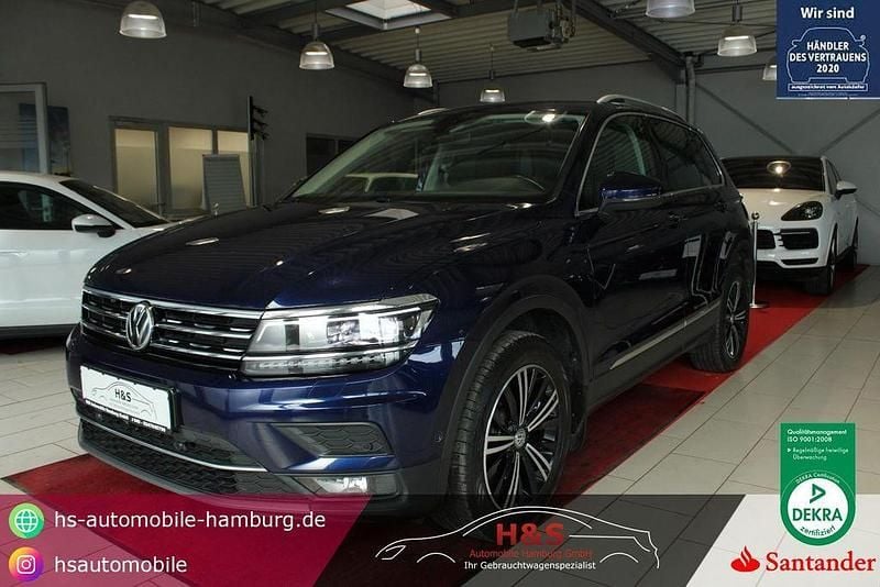 Atlantic blue Gebraucht 2020 VW Tiguan Highline SUV | 24.400 € (Guter Preis) - Bild 1/4