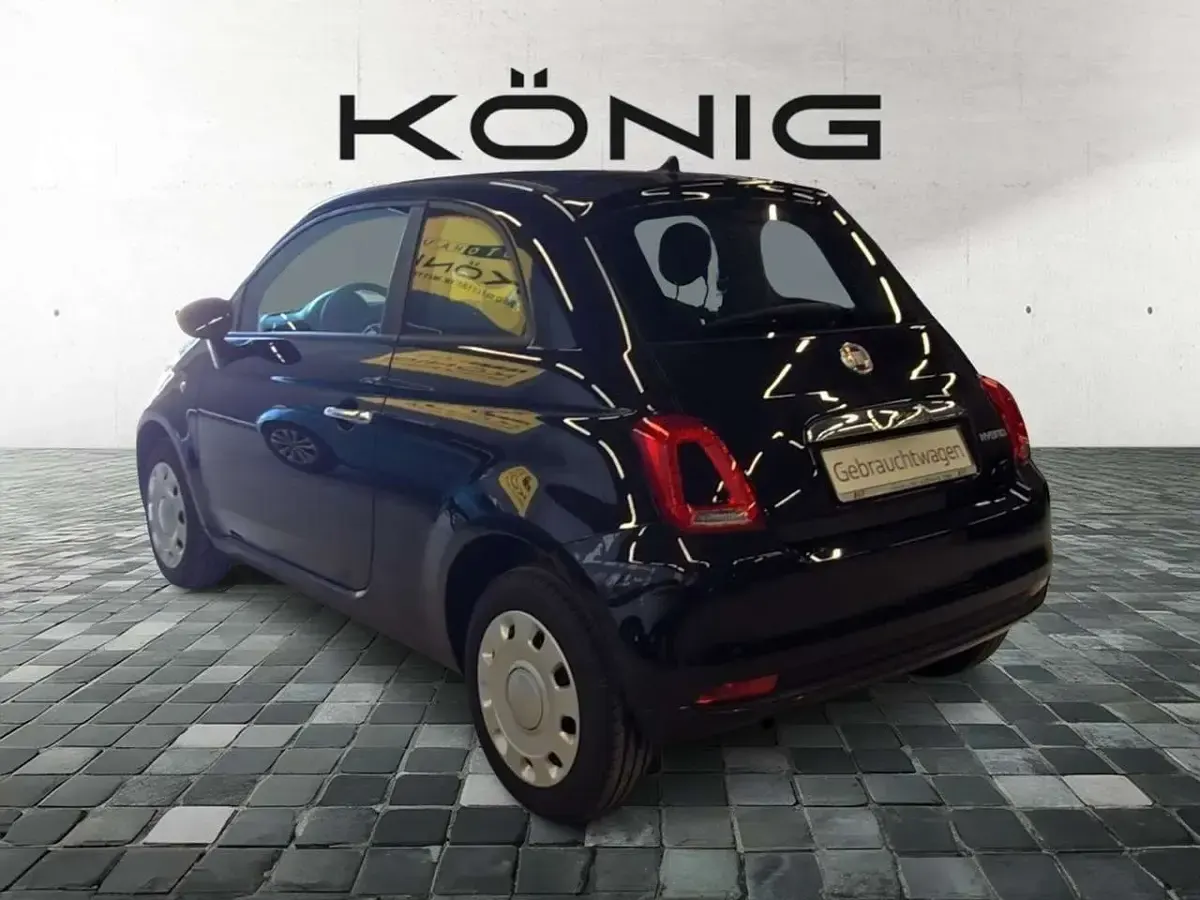 Gebraucht Fiat 500 69 PS (50 kW) 2023 Vesuvio schwarz Kleinwagen