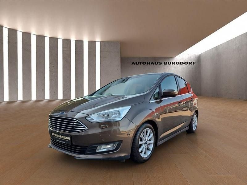 Braun Gebraucht 2018 Ford C-MAX Titanium Van / Kleinbus | 11.499 € (Fairer Preis) - Bild 1/4