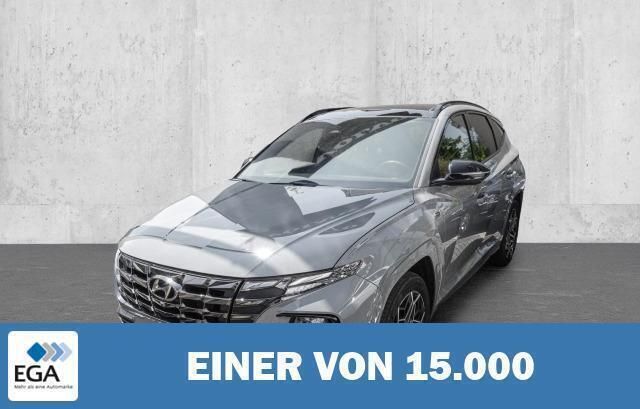 Grau Gebraucht 2021 Hyundai Tucson N Line SUV | 31.350 € (Teuer) - Bild 1/4