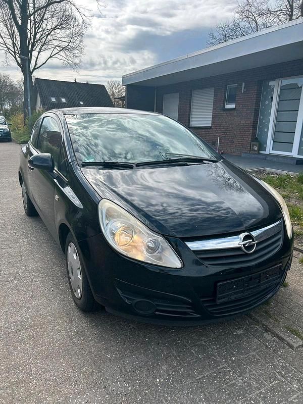 Gebraucht Opel Corsa 2008 Schwarz Kleinwagen