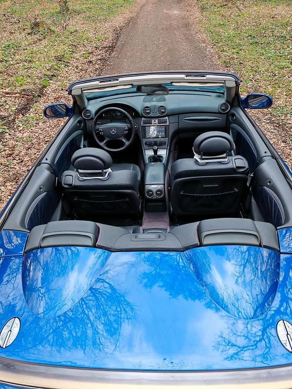 Gebraucht Mercedes CLK200 163 PS (119 kW) 2004 Blau Cabrio