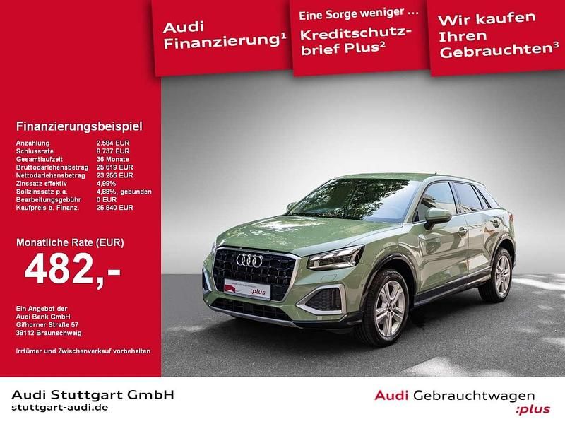 Apfelgrün metallic Gebraucht 2023 Audi Q2 Advanced Plus SUV | 25.840 € (Fairer Preis) - Bild 1/2