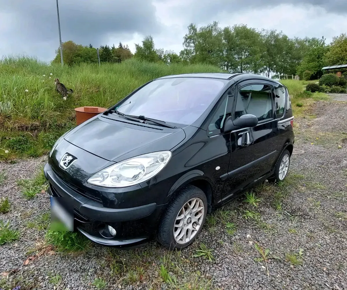 Gebraucht Peugeot 1007 88 PS (64 kW) 2006 Schwarz Van / Kleinbus