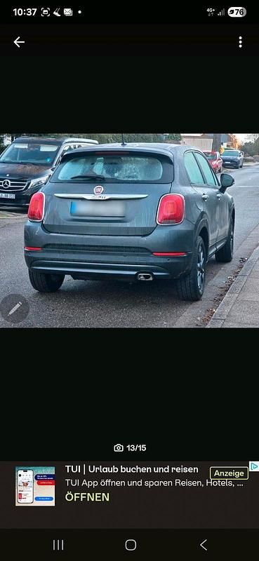 Gebraucht Fiat 500X Pop Star 110 PS (80 kW) 2017 Grau SUV