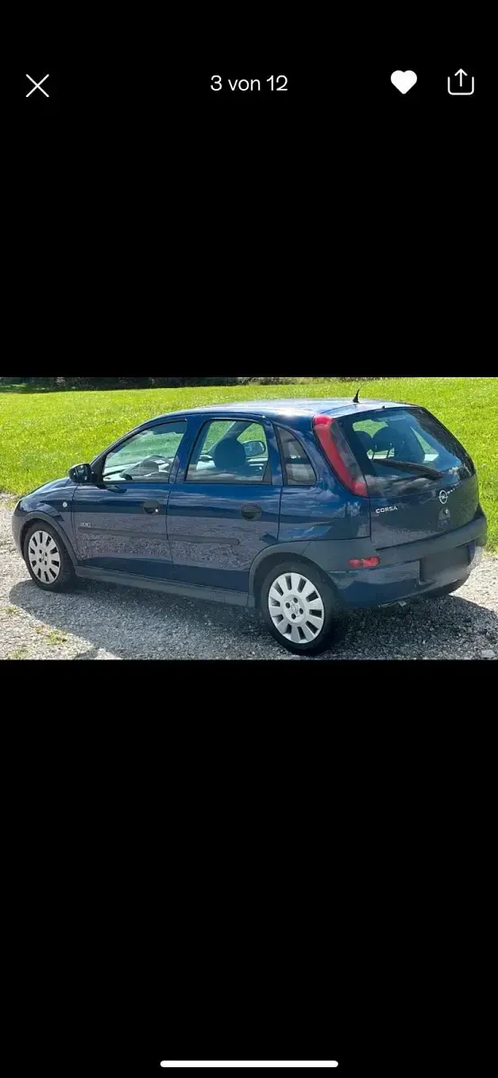 Gebraucht Opel Corsa 75 PS (55 kW) 2003 Blau Kleinwagen