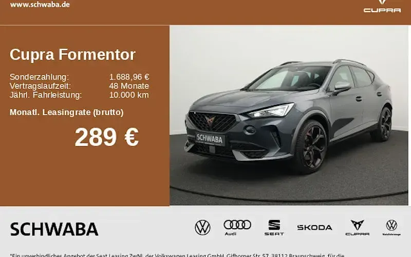 Gebraucht Cupra Formentor VZ 245 PS (180 kW) 2023 Grau SUV