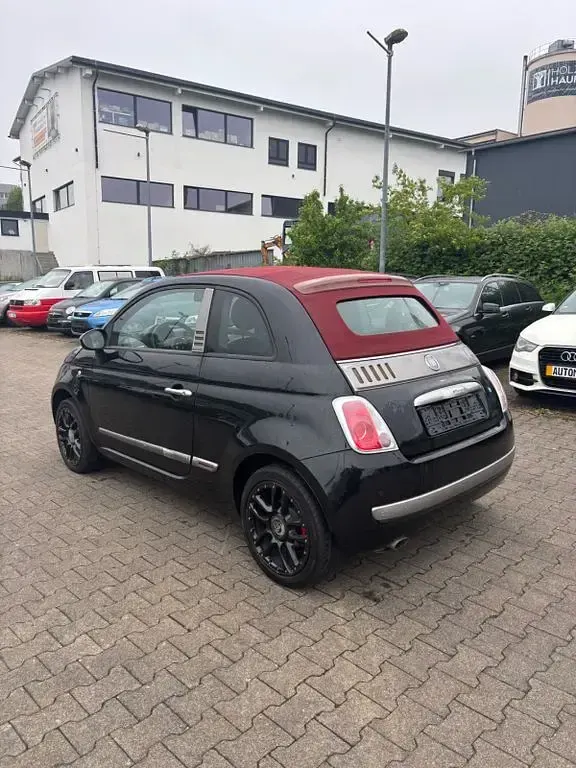 Gebraucht Fiat 500 101 PS (74 kW) 2011 Schwarz Cabrio