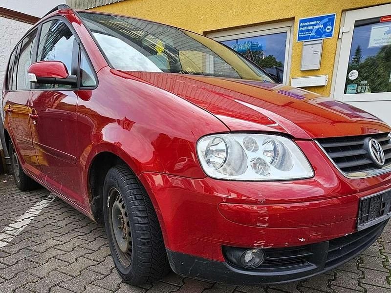 Rot Gebraucht 2003 VW Touran Van / Kleinbus | 1.490 € (Superpreis) - Bild 1/4