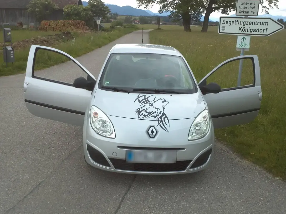 Gebraucht Renault Twingo 58 PS (42 kW) 2009 Silber Kleinwagen