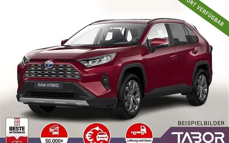 Rot metallic Neu 2025 Toyota RAV4 Hybrid Team SUV | 40.846 € (Guter Preis) - Bild 1/4