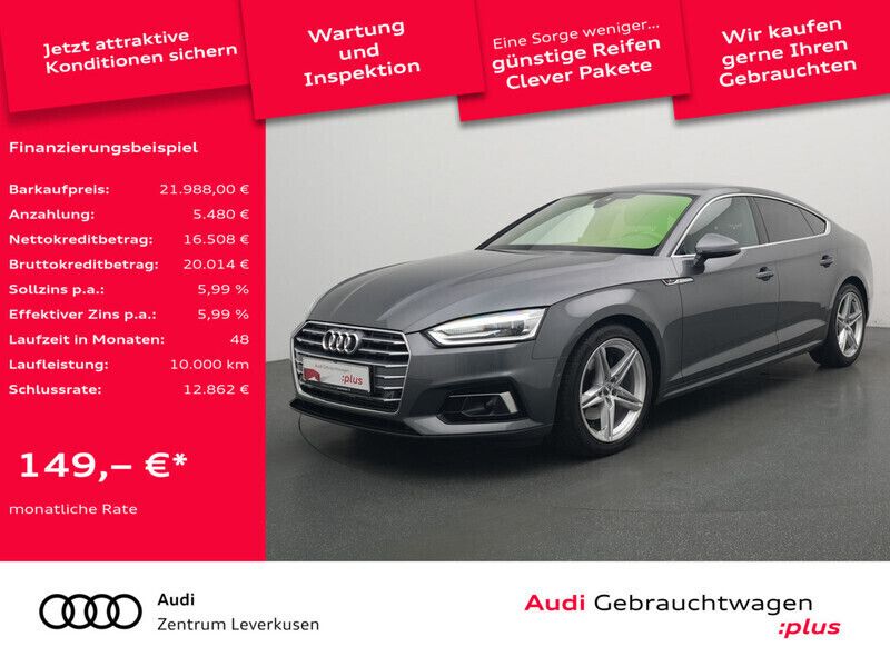 Andere farbe Gebraucht 2018 Audi A5 Sportback Sport Limousine | 21.988 € - Bild 1/4