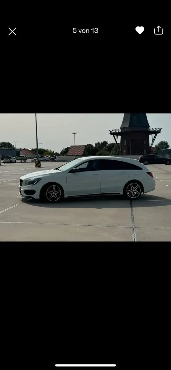Gebraucht Mercedes CLA220 180 PS (132 kW) 2015 Weiß Limousine