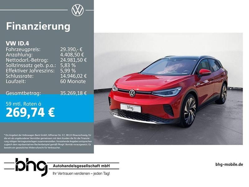 Rot Gebraucht 2022 VW ID.4 Pro SUV | 29.390 € (Fairer Preis) - Bild 1/4