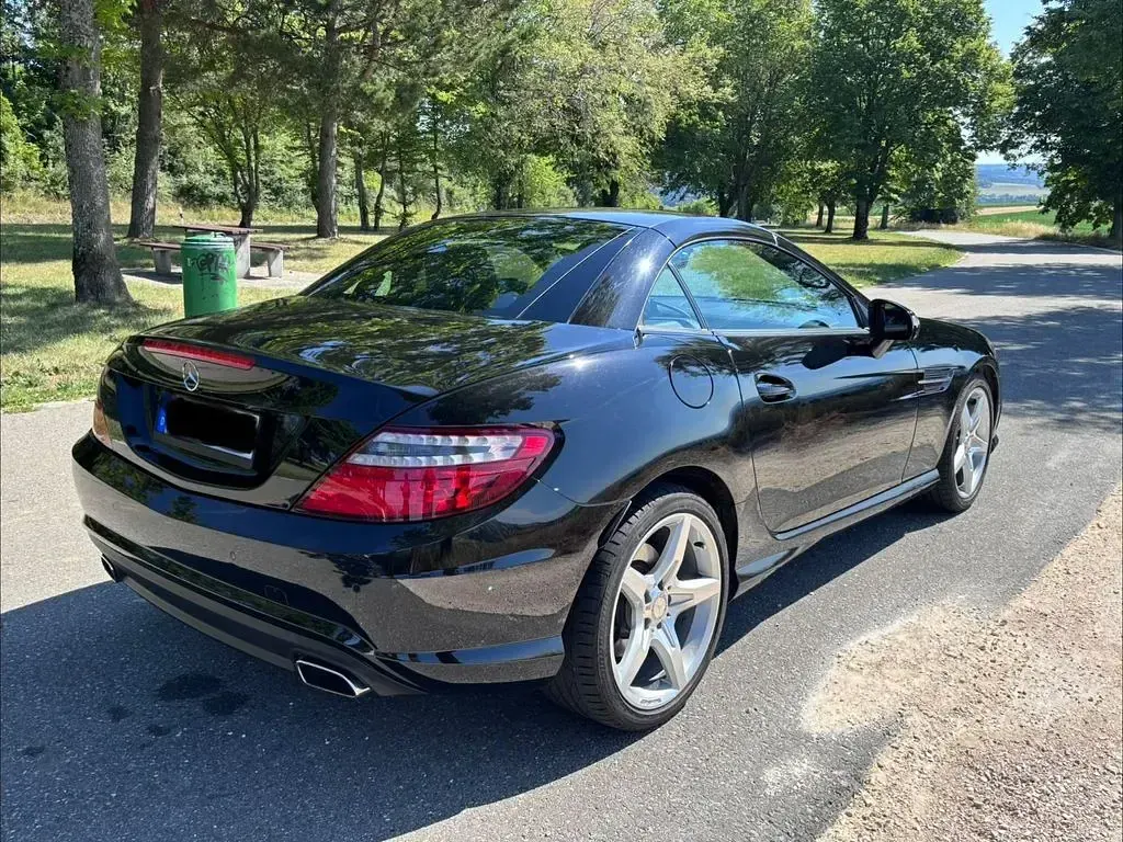 Gebraucht Mercedes SLK200 184 PS (135 kW) 2014 Schwarz Cabrio
