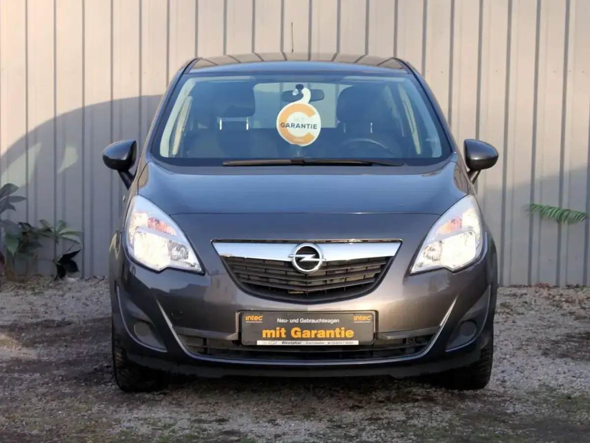 Gebraucht Opel Meriva Selection 101 PS (74 kW) 2012 Karbongrau Van / Kleinbus
