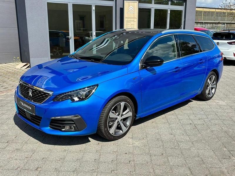 Gebraucht Peugeot 308 SW GTi 131 PS (96 kW) 2021 Blau/metallic lackierung drei Kombi