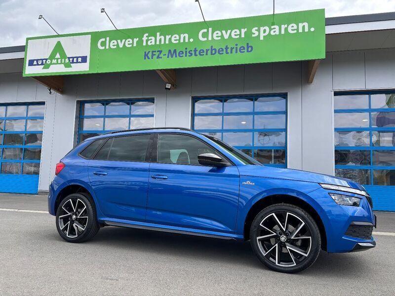 Blau Gebraucht 2021 Skoda Kamiq Monte Carlo SUV | 24.900 € (Fairer Preis) - Bild 1/4