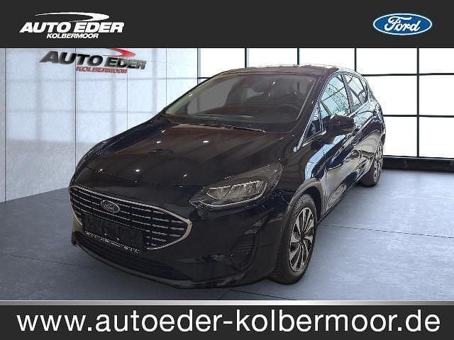 Obsidianschwarz (schwarz) Gebraucht 2022 Ford Fiesta Titanium X Kleinwagen | 18.880 € (Fairer Preis) - Bild 1/4
